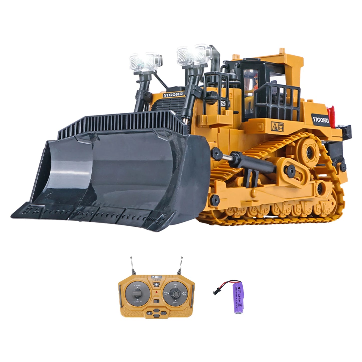 1:24 Scale 9 Channel Remote Control Bulldozer