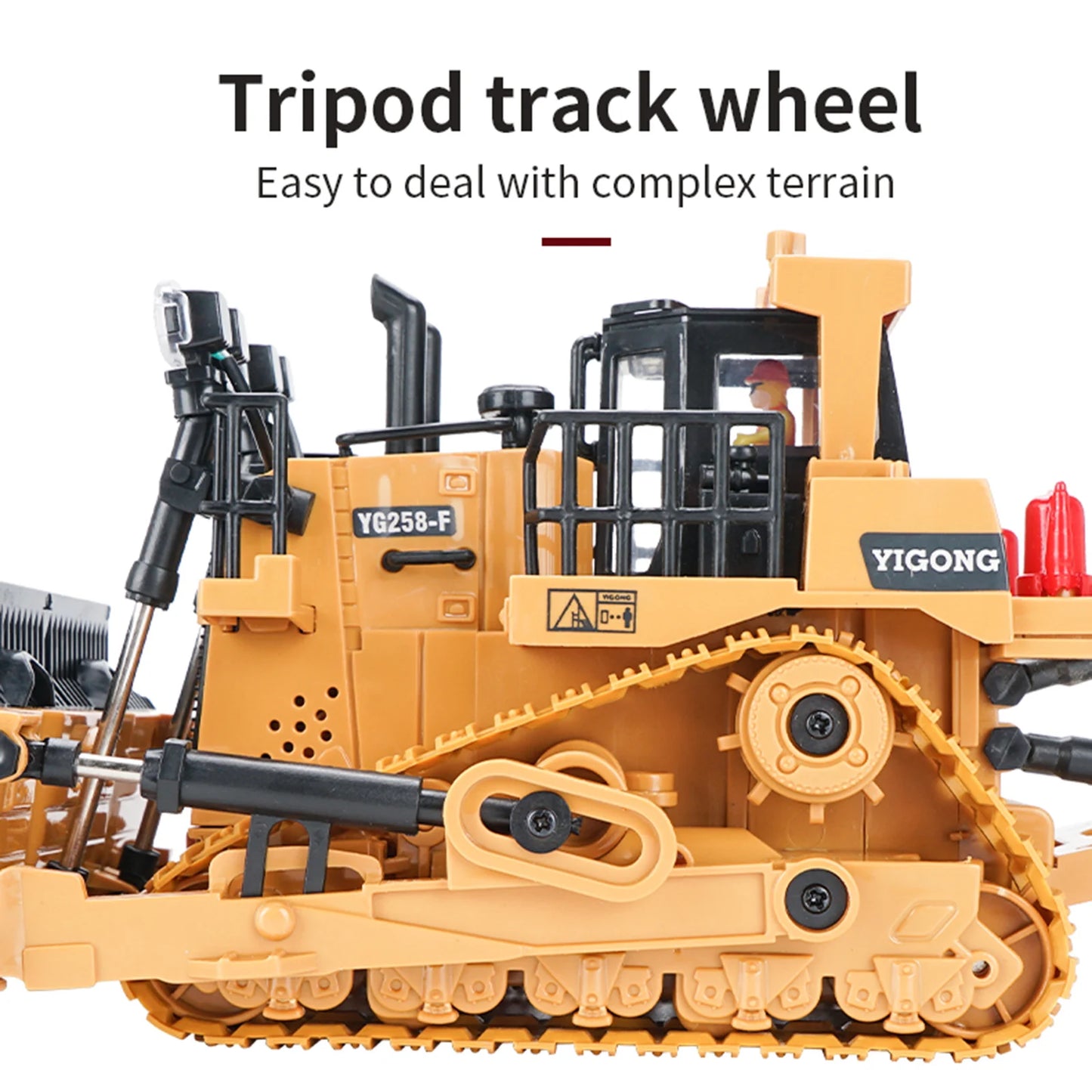 1:24 Scale 9 Channel Remote Control Bulldozer