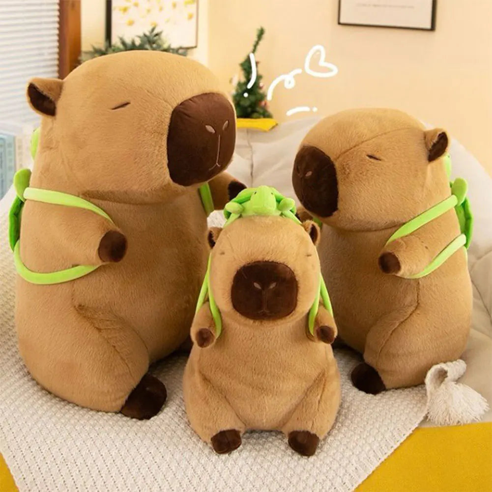 Fluffy Capybara Plush Toy Soft Doll for Kids