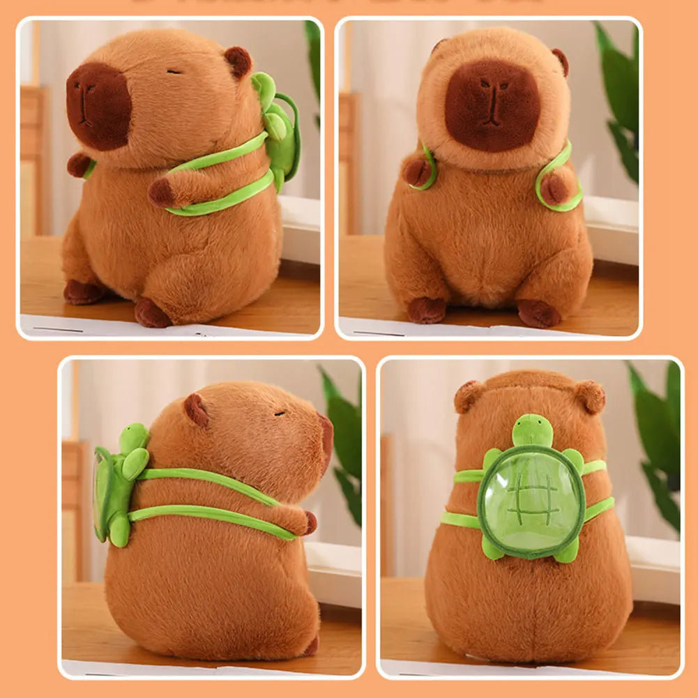 Fluffy Capybara Plush Toy Soft Doll for Kids