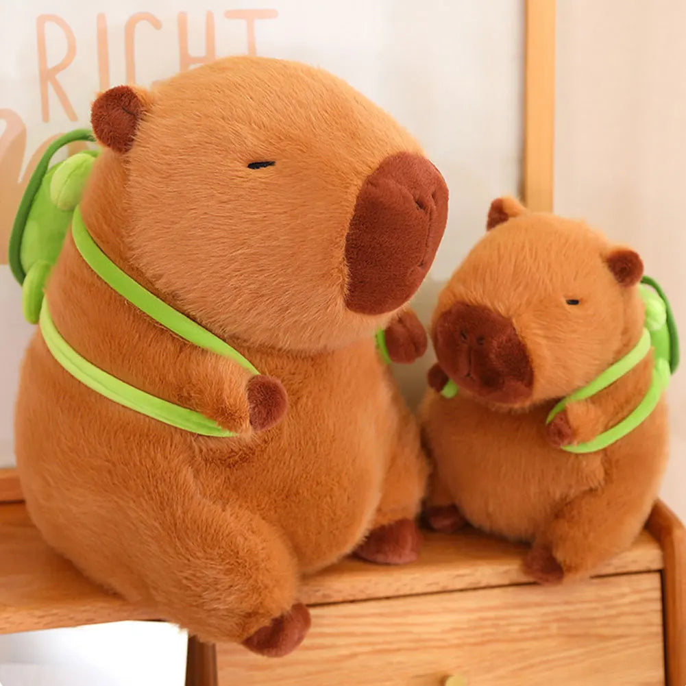 Fluffy Capybara Plush Toy Soft Doll for Kids