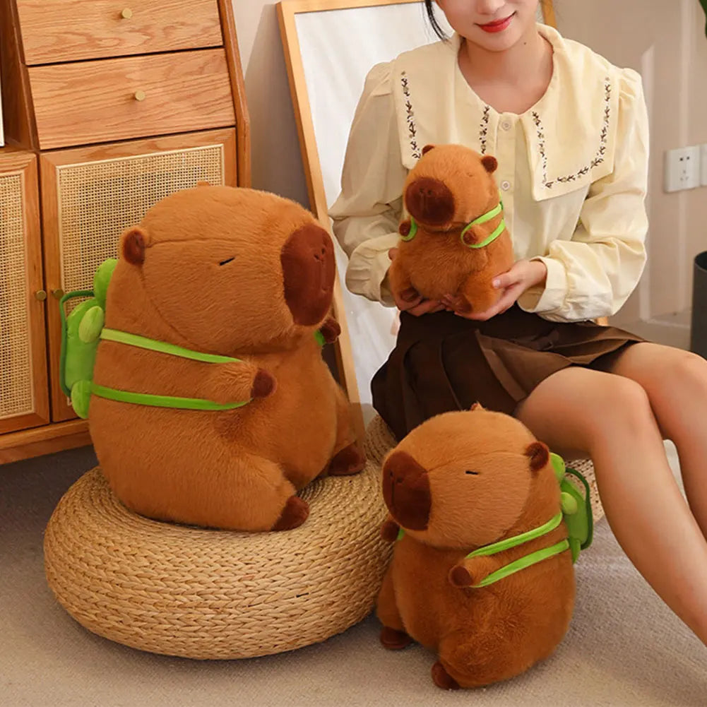 Fluffy Capybara Plush Toy Soft Doll for Kids
