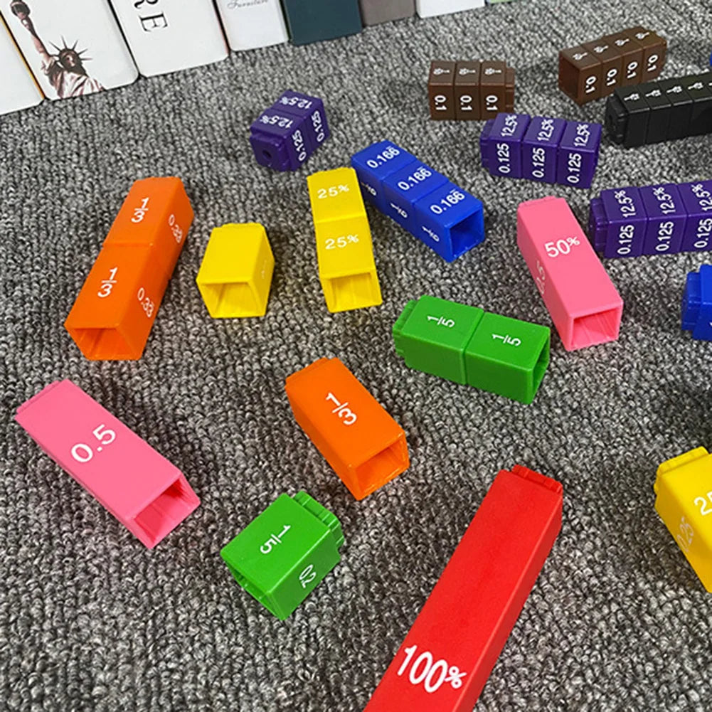 Educational 51pc Math Tower Dice Set for Kids