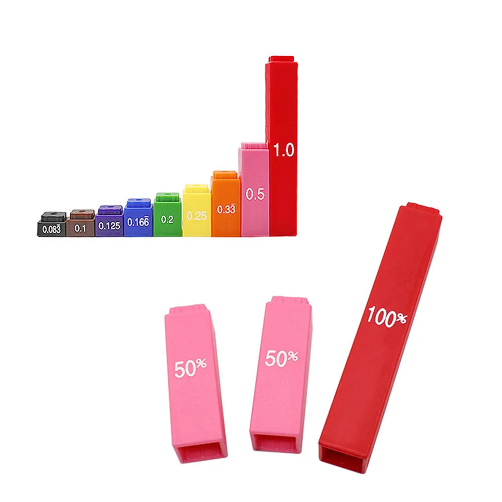 Educational 51pc Math Tower Dice Set for Kids