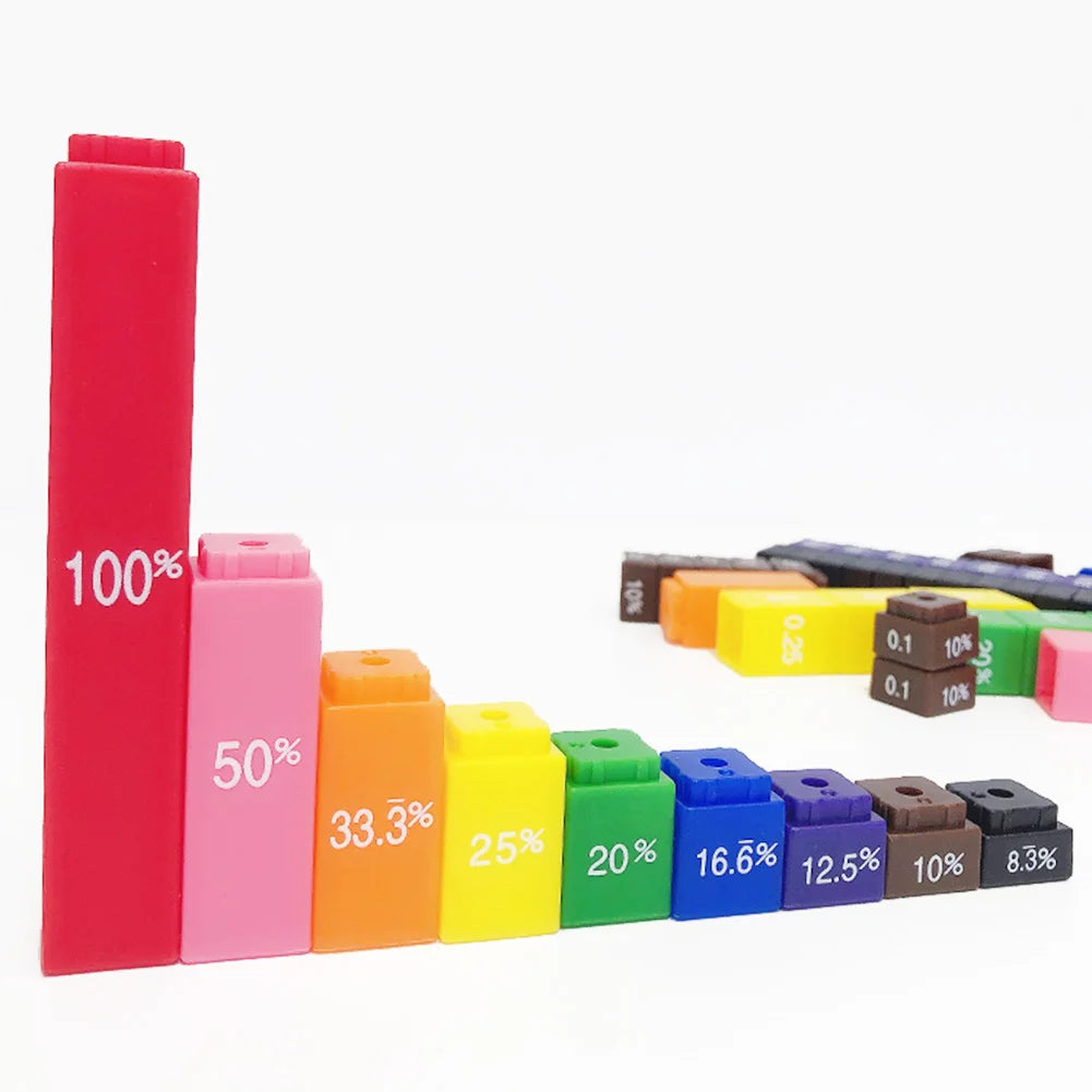 Educational 51pc Math Tower Dice Set for Kids