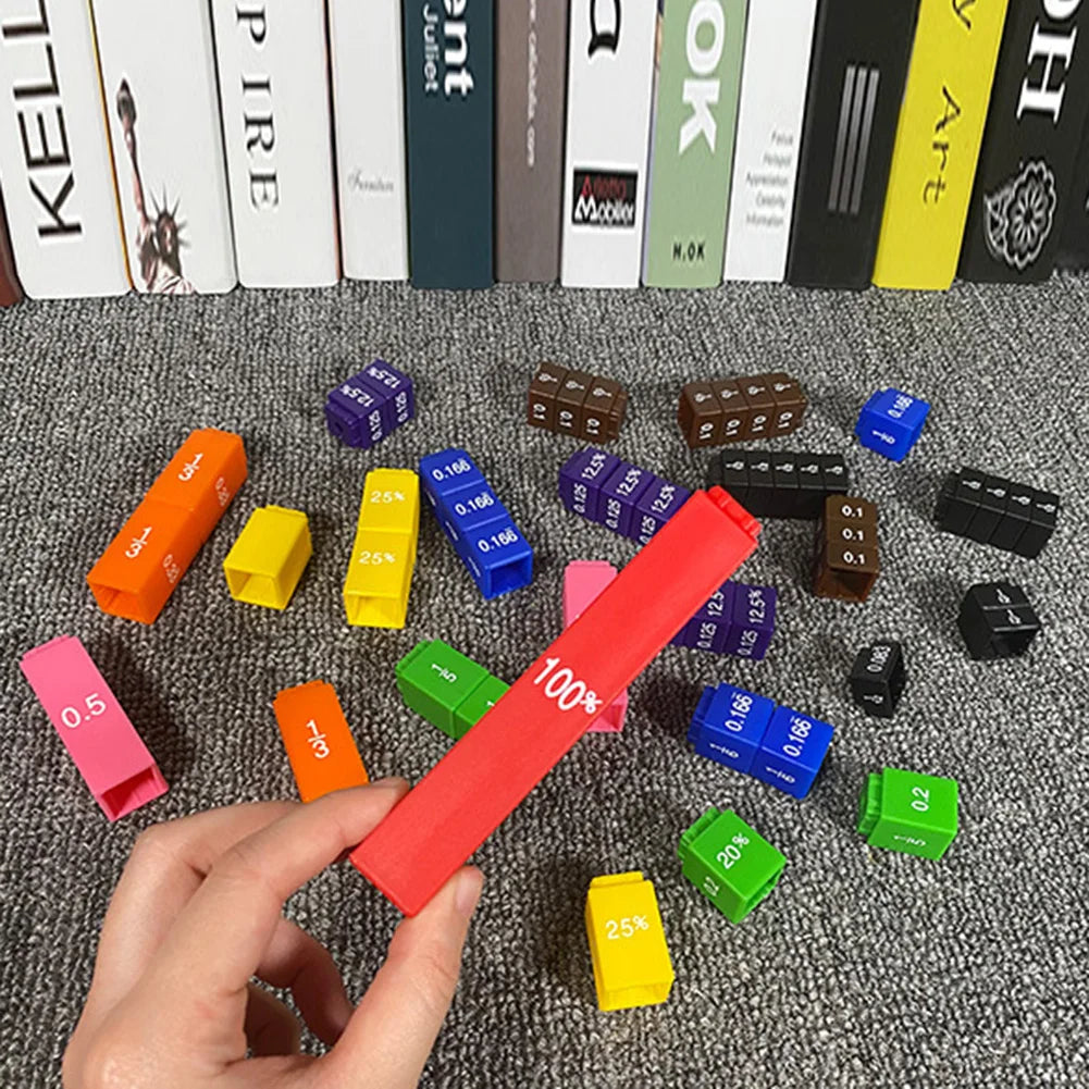 Educational 51pc Math Tower Dice Set for Kids