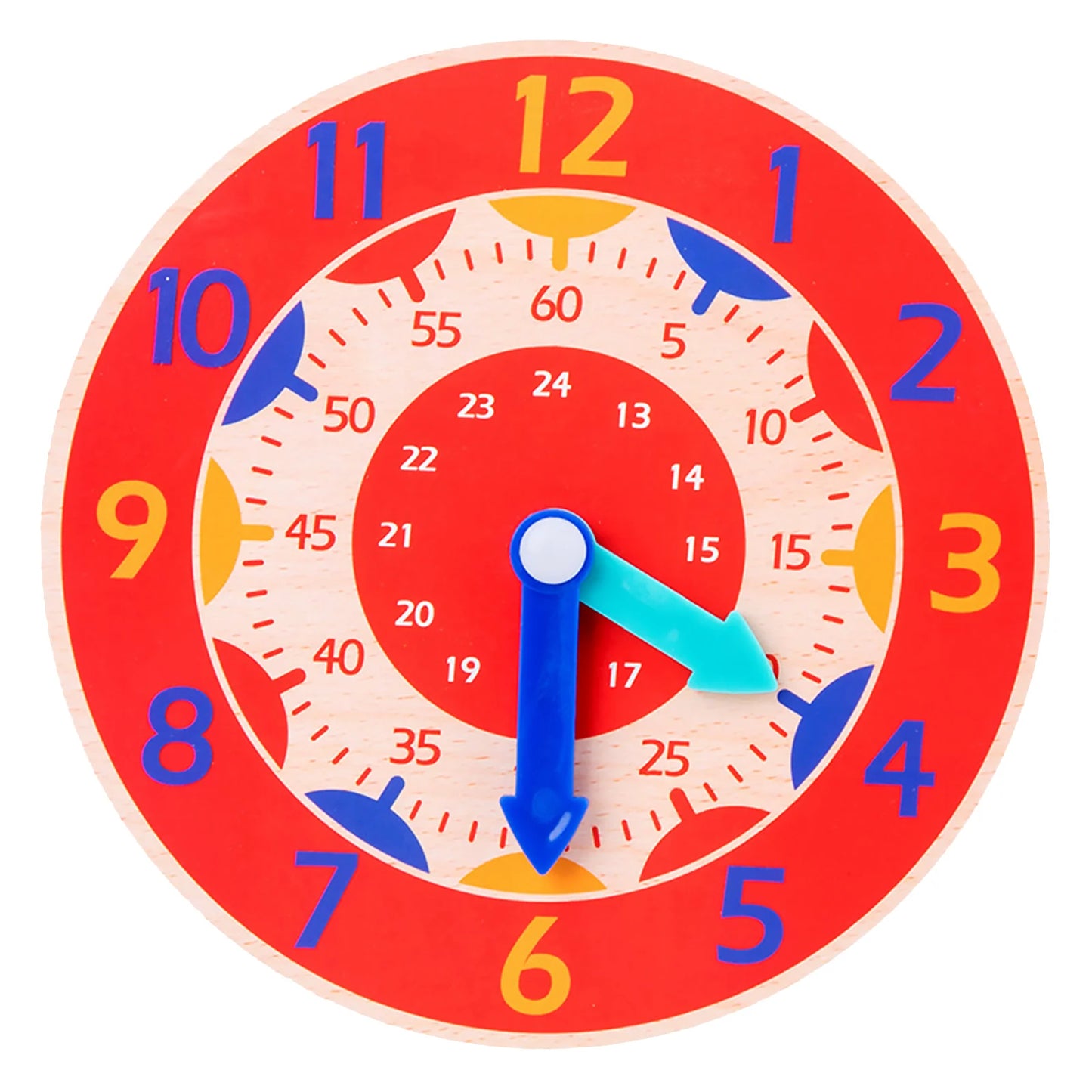 Montessori Wooden Clock Toy for Kids Educational Playtime