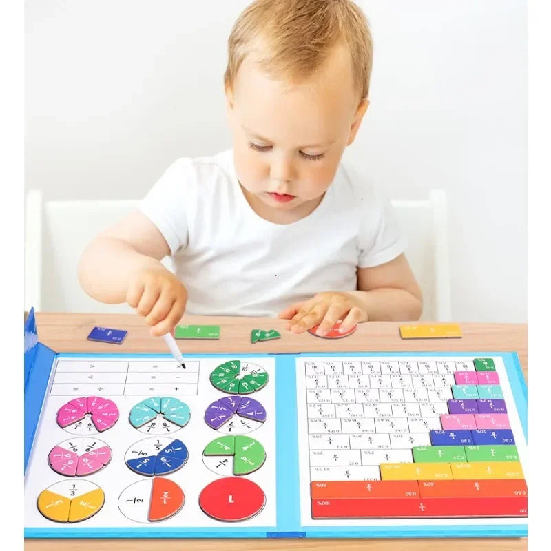 Montessori Fraction Learning Magnetic Math Toy