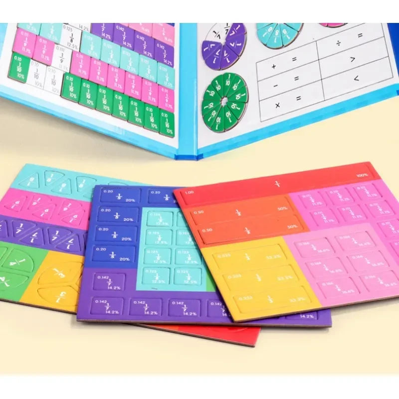 Montessori Fraction Learning Magnetic Math Toy