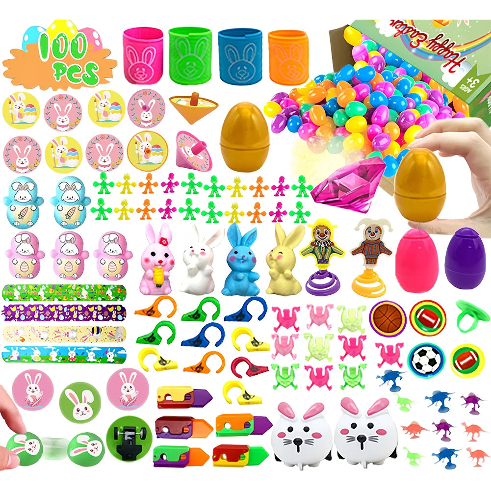 Easter Egg Surprise Set with Toys for Kids
