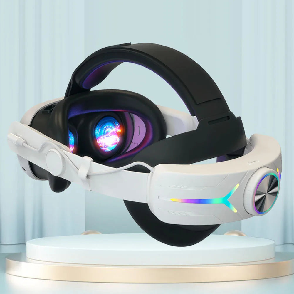 RGB Adjustable VR Head Strap with Rechargeable Battery