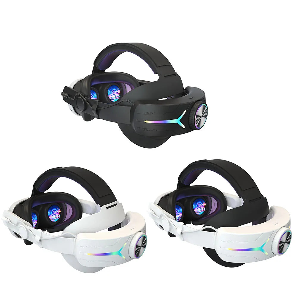 RGB Adjustable VR Head Strap with Rechargeable Battery