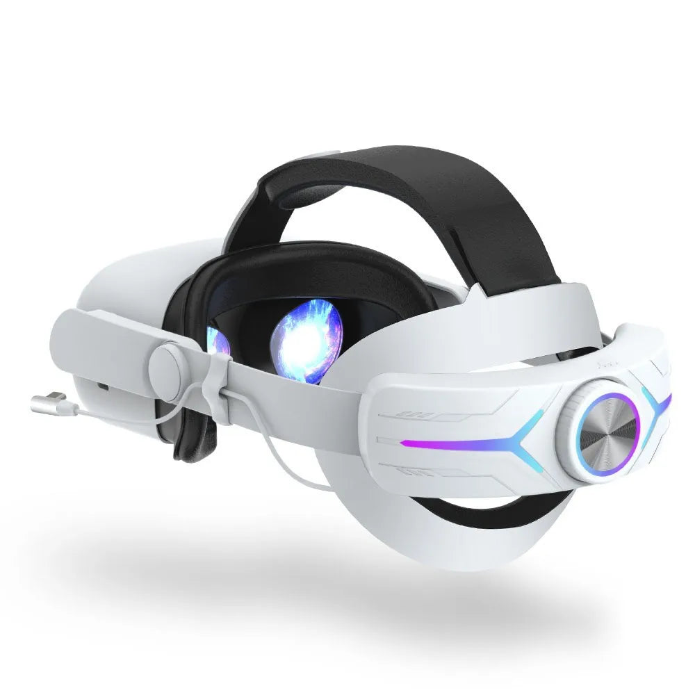 RGB Adjustable VR Head Strap with Rechargeable Battery